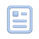 Document icon on a black background.