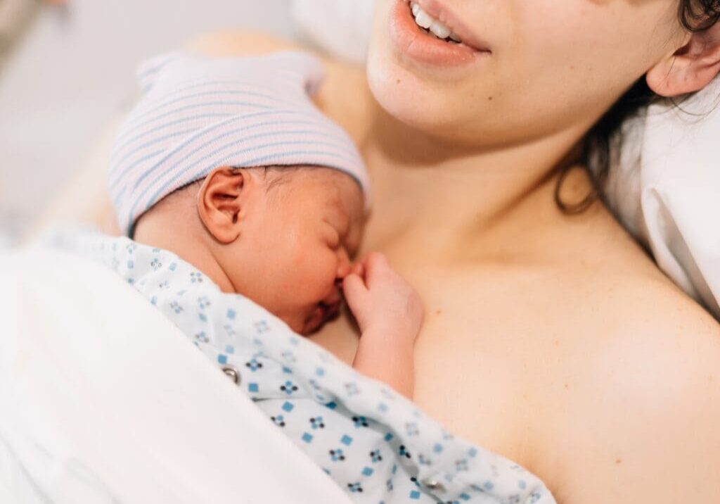 The first uninterrupted hour of skin-to-skin contact after childbirth is known as the “golden” hour.